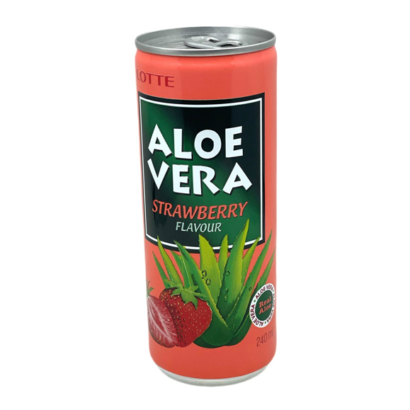Lotte Aloe Vera strawberry Drink
